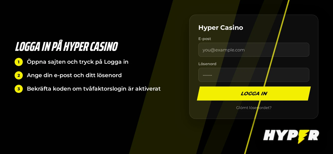 Logga in och spela